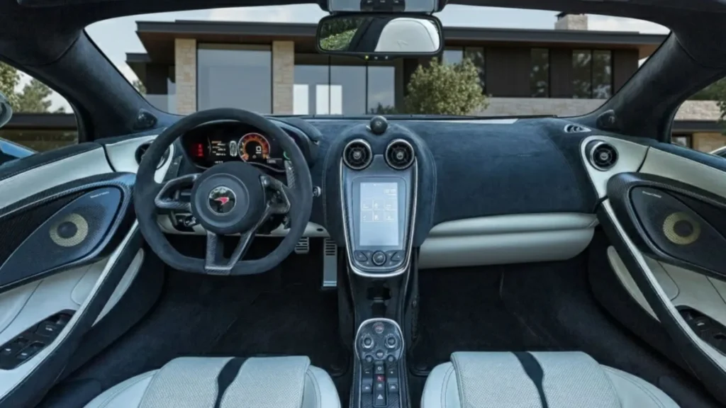 McLaren 570S sleek sports car interior 