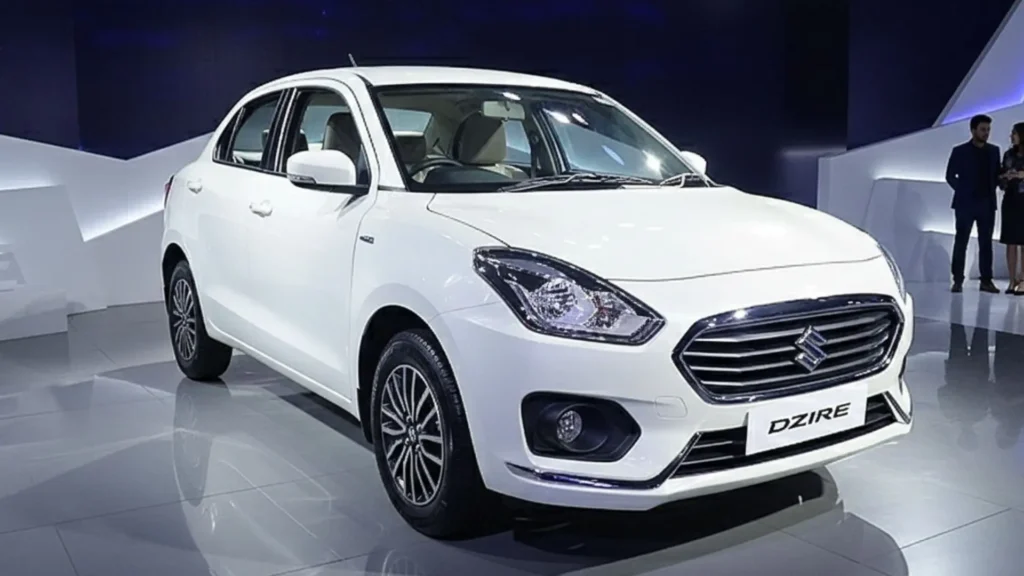Maruti Suzuki Dzire front view modern styling
