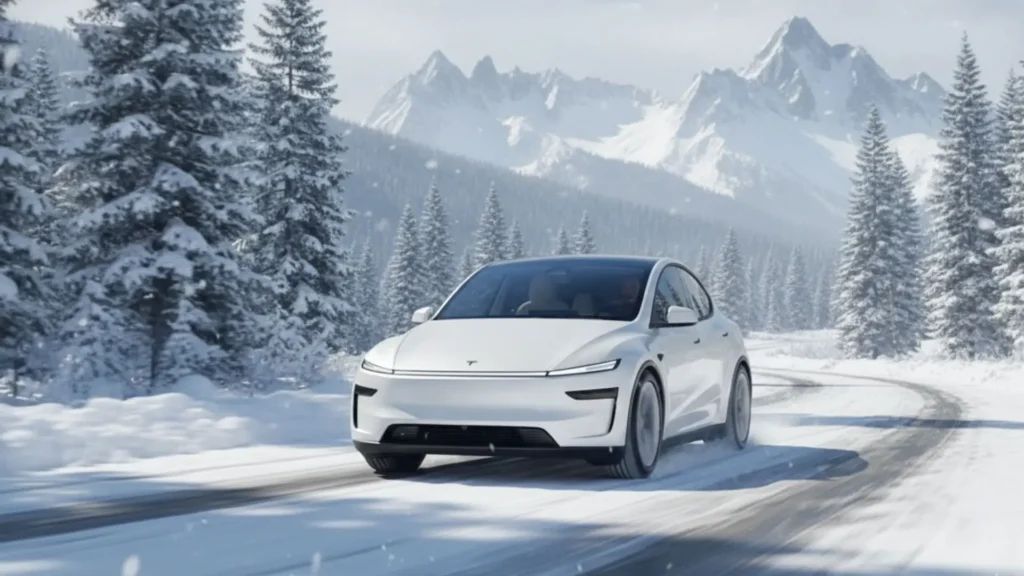 Tesla Model Y Juniper front view updated styling