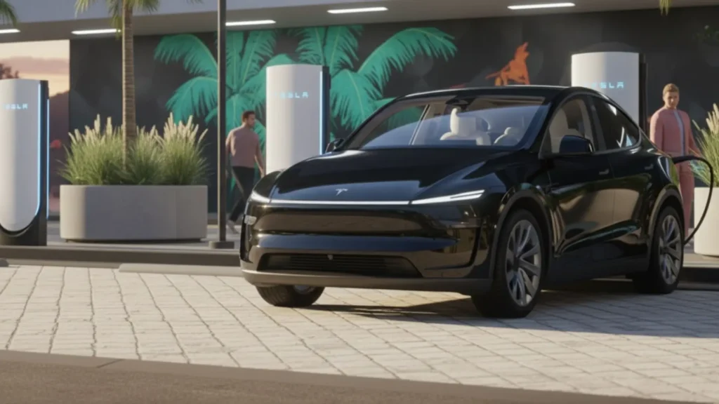 Tesla Model Y Juniper exterior redesign 2025