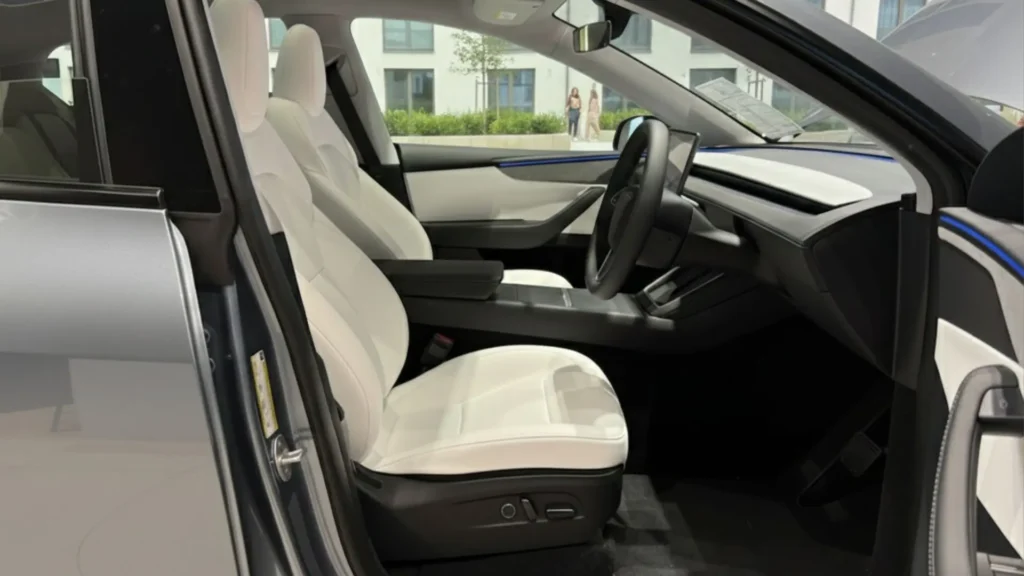 Tesla Model Y Juniper interior  modern interior layout