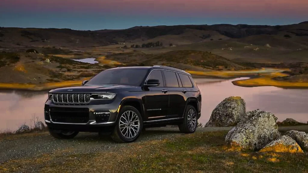 2024 Jeep Grand Cherokee driving off-road demonstrating powerful performance