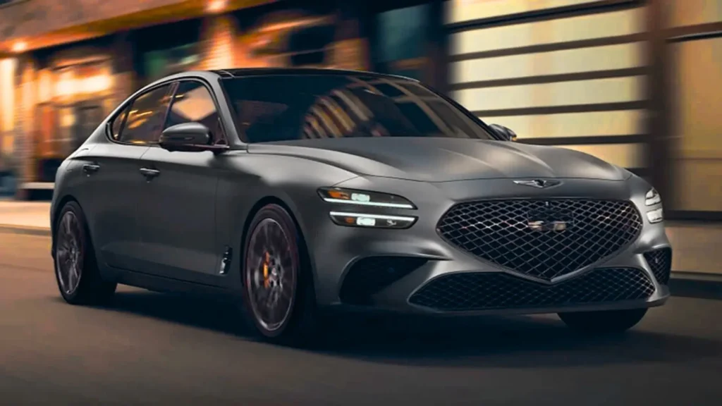 2024 Genesis G70 luxury sports sedan exterior design