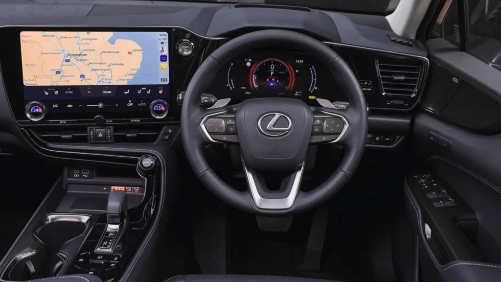 Luxury interior design of 2025 Lexus NX SUV