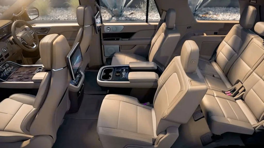2025 Lincoln Navigator interior with premium comfort features