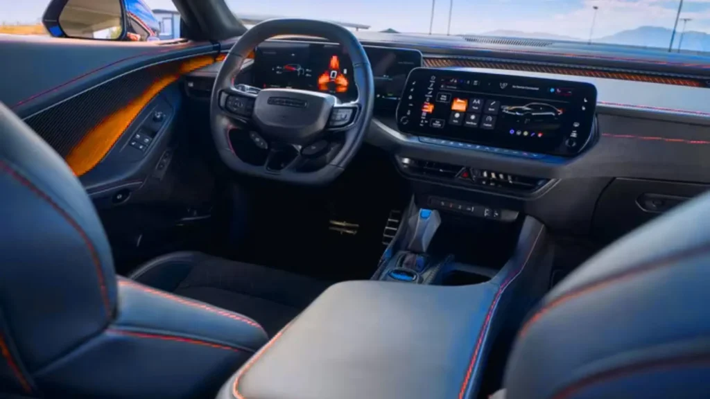 2023 Dodge Challenger cockpit view with touchscreen display