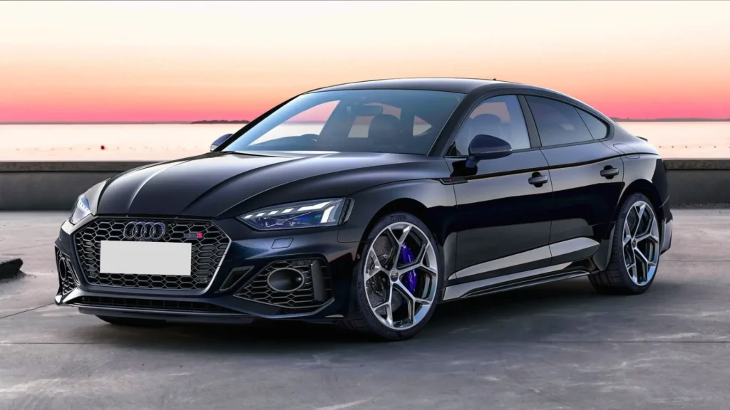 Audi RS5 high-performance luxury sports car exterior design