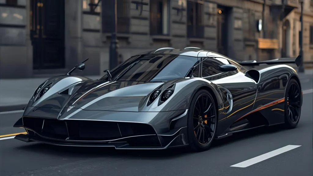 Pagani Utopia hypercar exterior with carbon fiber design