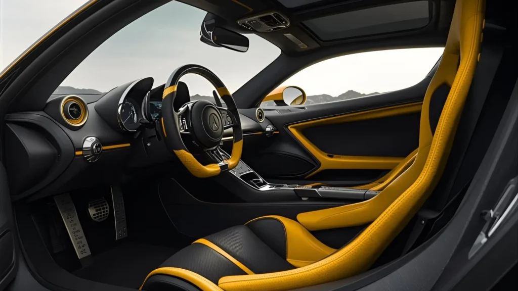 Pagani Utopia interior and digital display