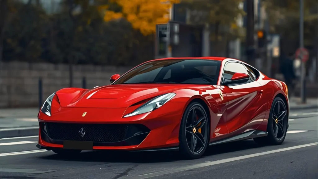 Ferrari 812 Superfast luxury supercar showcasing power and elegance