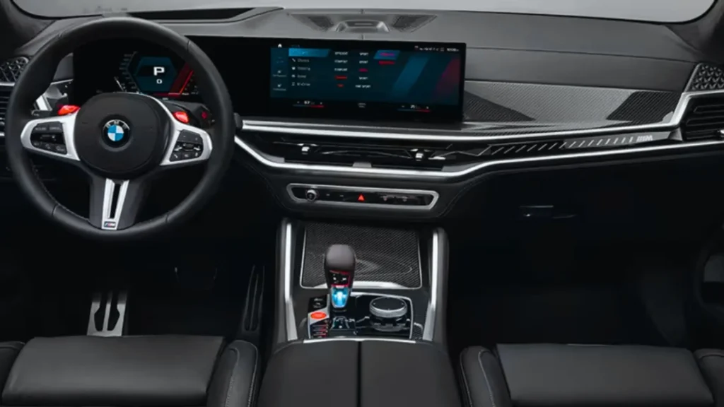 BMW X5 2024 luxury interior with curved touchscreen