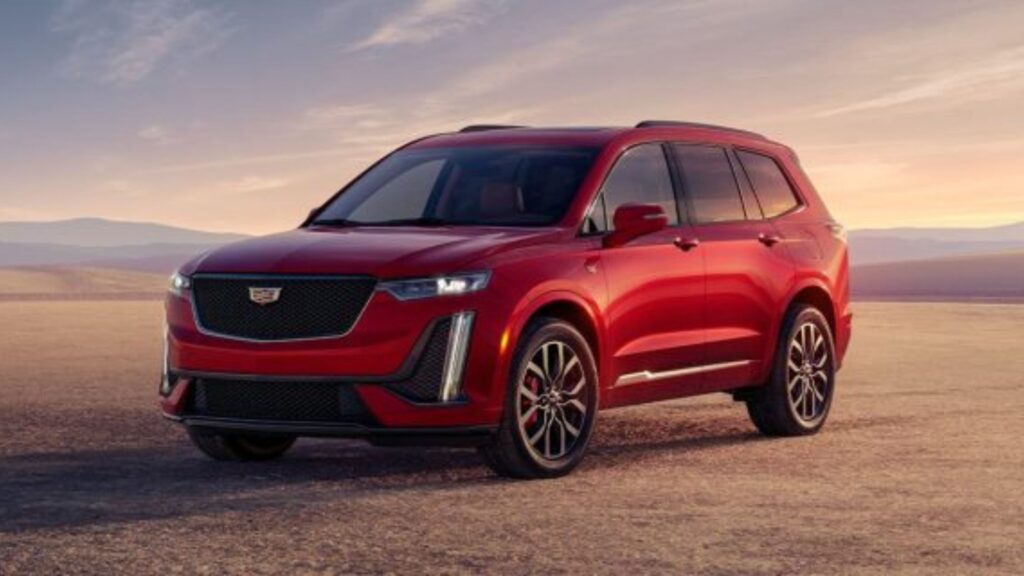 Front view of 2025 Cadillac XT6 premium SUV