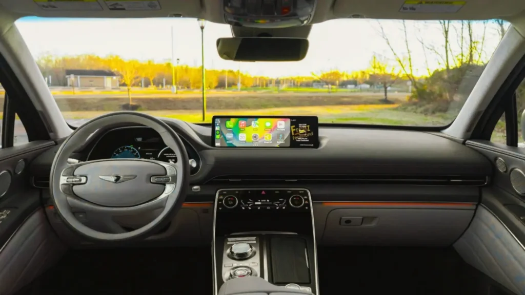 2024 Genesis GV80 interior with luxury cabin