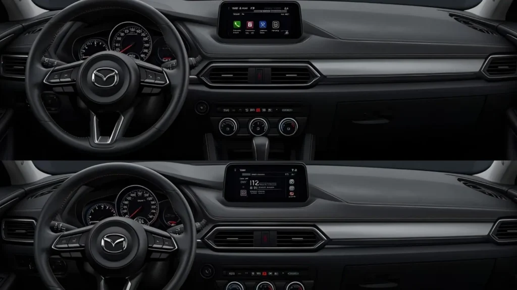 Mazda CX-30 vs CX-50 interior comparison