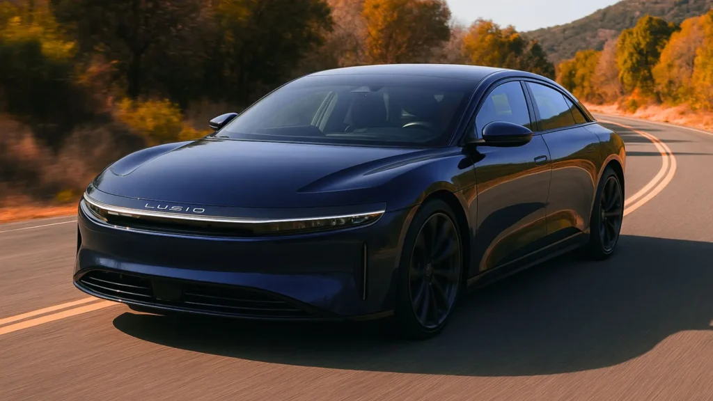 Lucid Air Sapphire luxury electric sedan exterior design