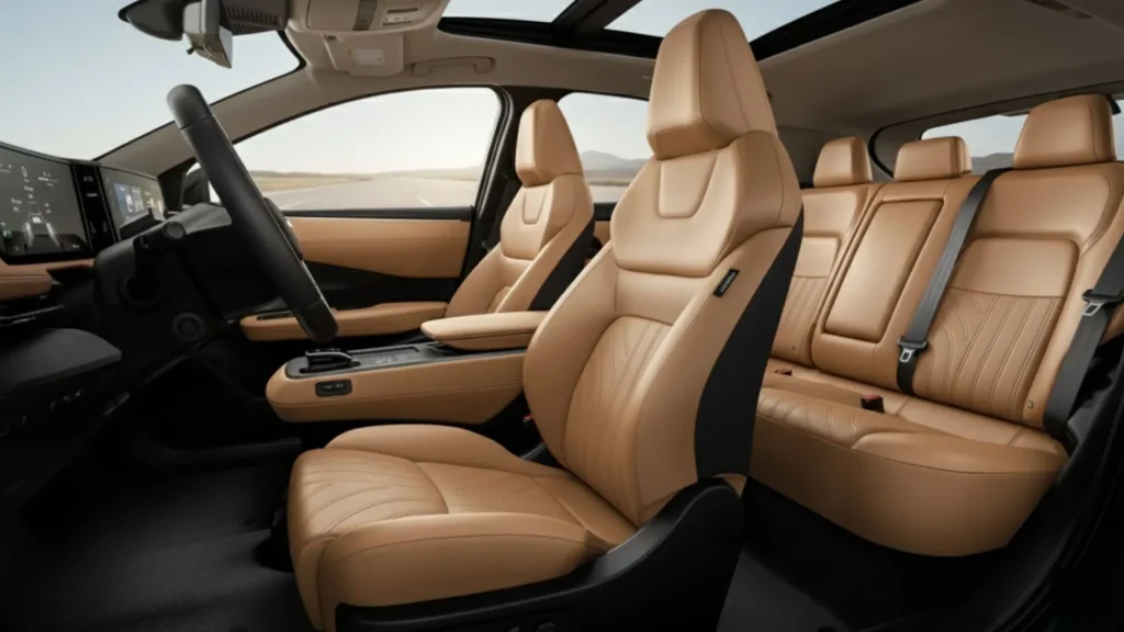 Nissan Ariya interior seat design