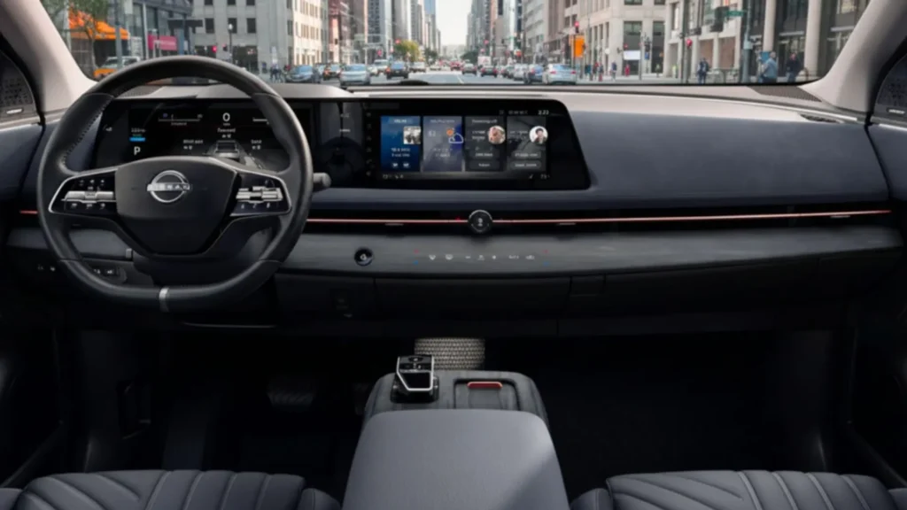 Nissan Ariya futuristic dashboard