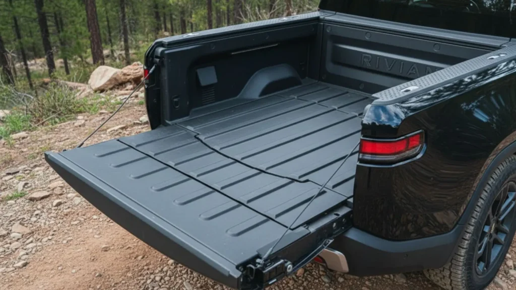 2022 Rivian R1T truck bed
