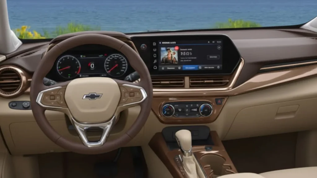 2025 Chevrolet Trax interior screen and touch
