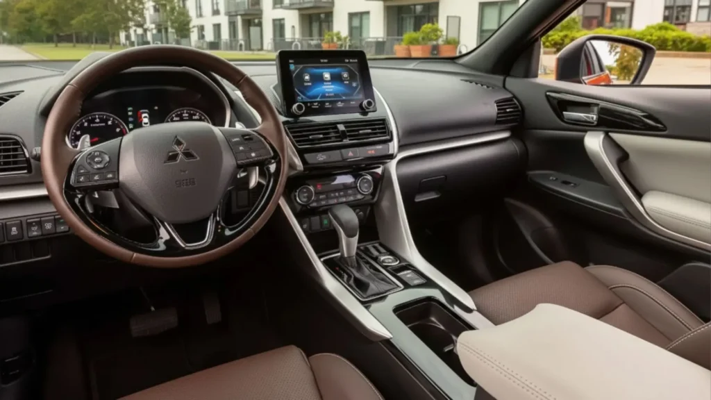Mitsubishi Eclipse Cross dashboard interior design