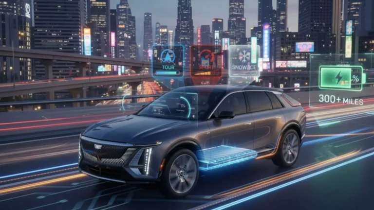 Do the Driving Modes in Cadillac Lyriq Offer Different Ranges or Battery Usages?