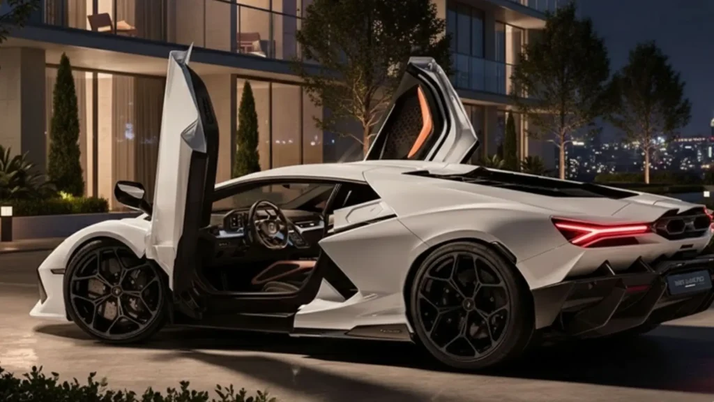 2024 Lamborghini Revuelto rear design and exhaust