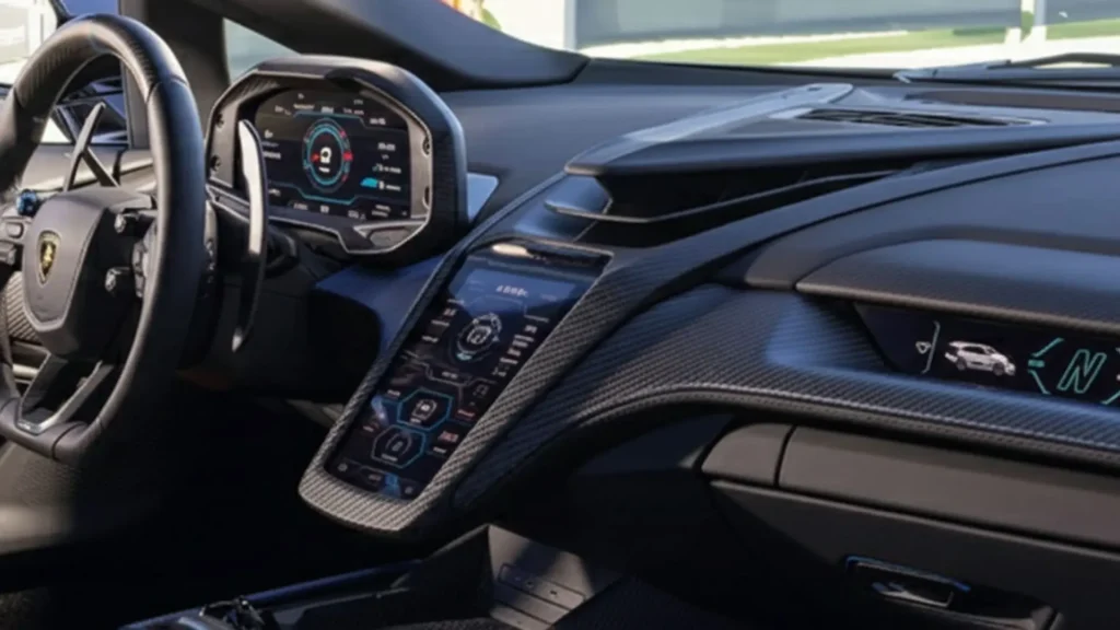 2024 Lamborghini Revuelto digital dashboard display