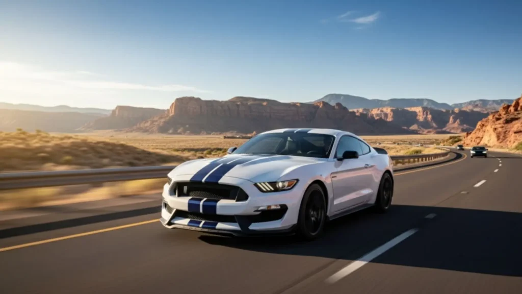 Shelby GT350 high-performance muscle car exterior