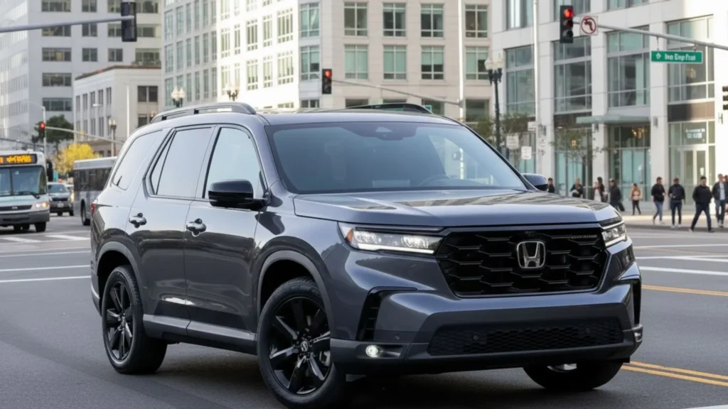 2025 Honda Pilot front view bold design