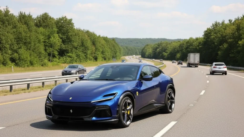 Ferrari Purosangue luxury SUV exterior design