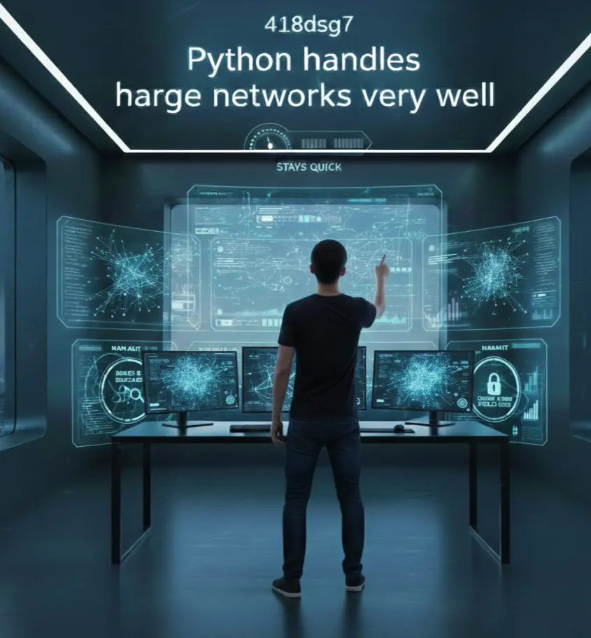 418dsg7 python large network