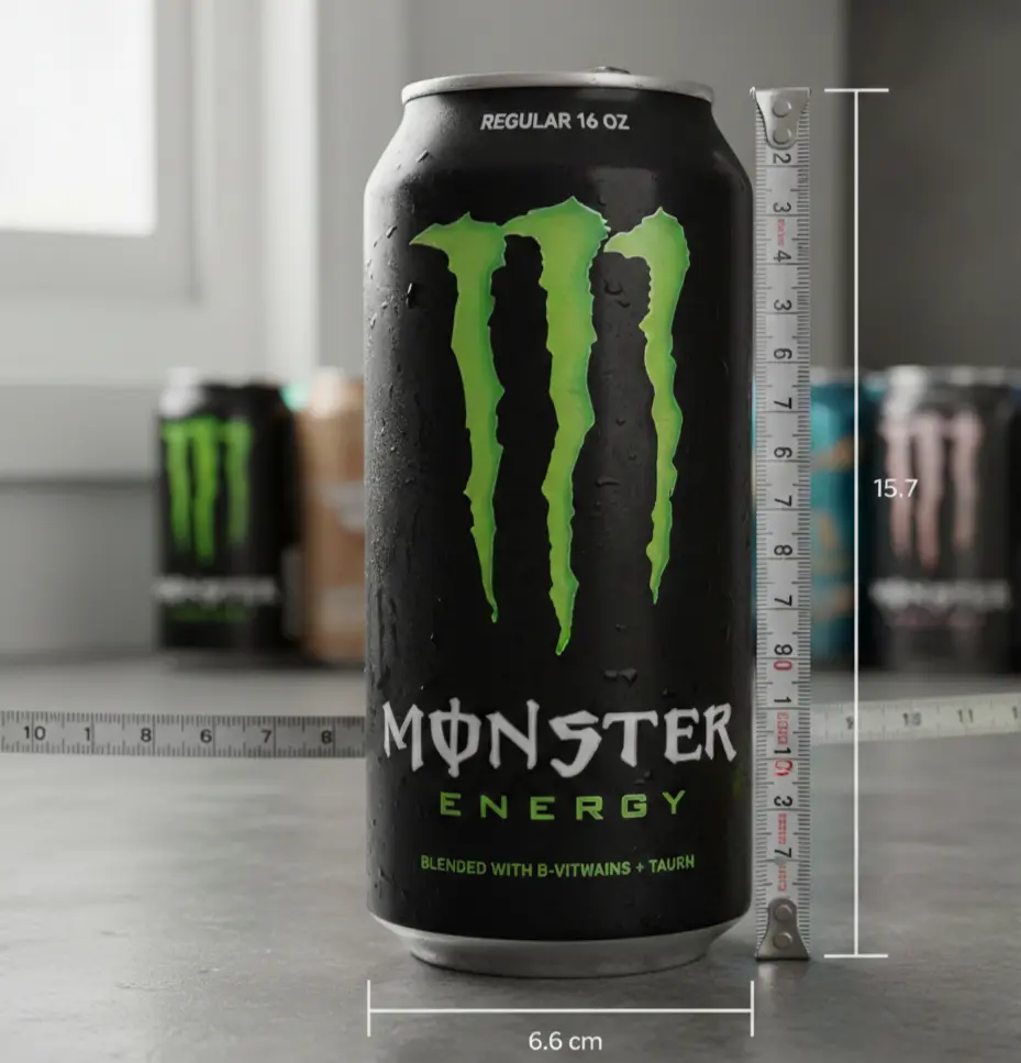 How Tall Is a Monster Can