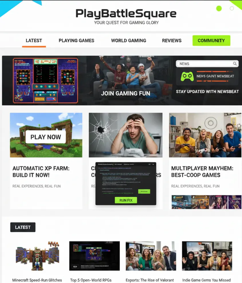 PlayBattleSquare gaming blog