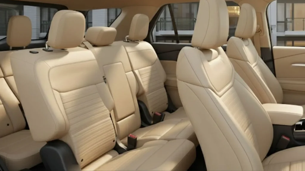2024 Ford Explorer comfortable seating layout