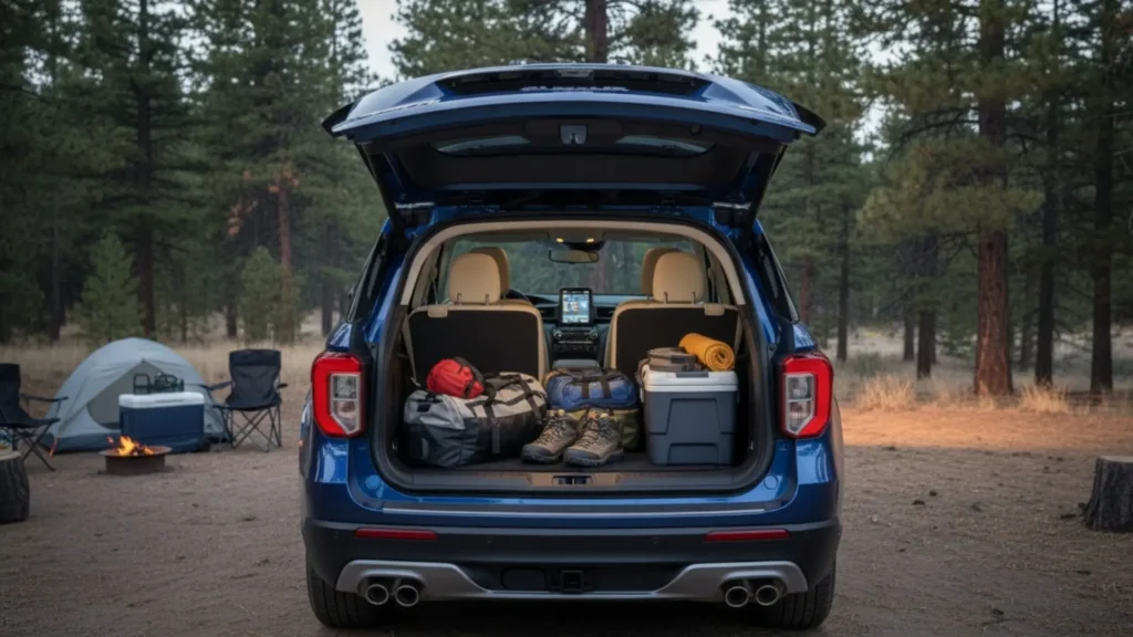 2024 Ford Explorer cargo space capacity
