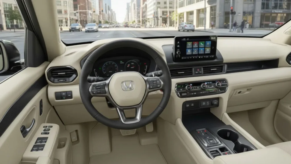 2024 Honda Pilot dashboard digital infotainment display
