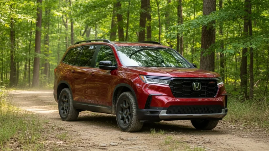 2024 Honda Pilot front view bold styling