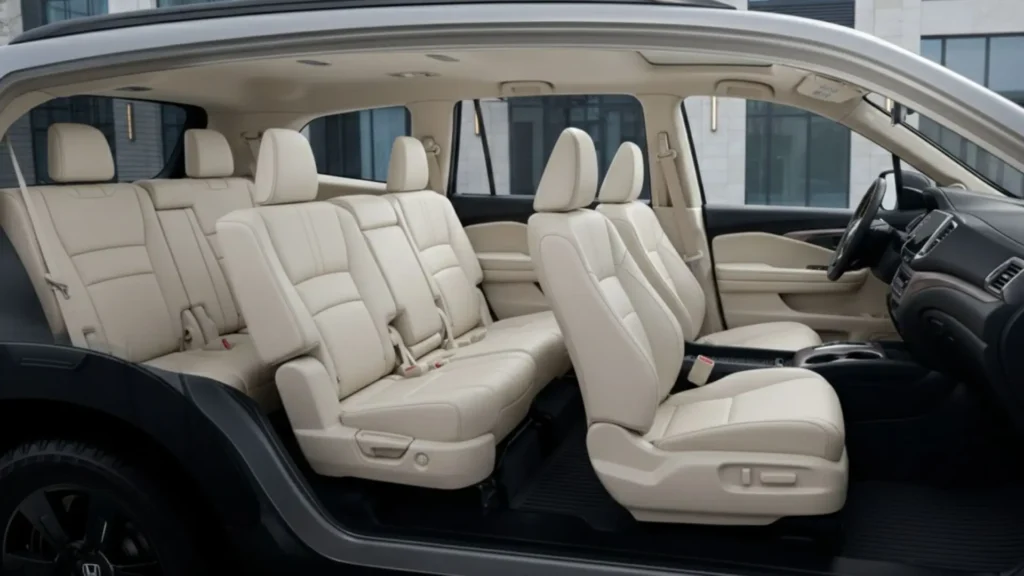 2024 Honda Pilot interior spacious family cabin