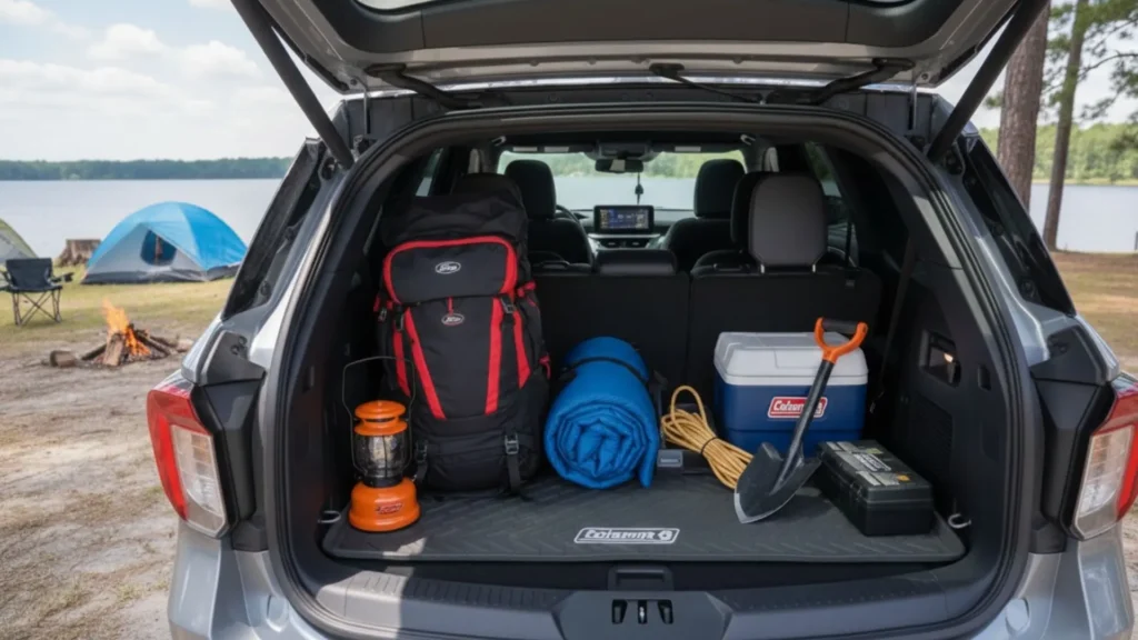 2025 Ford Explorer spacious rear cargo area
