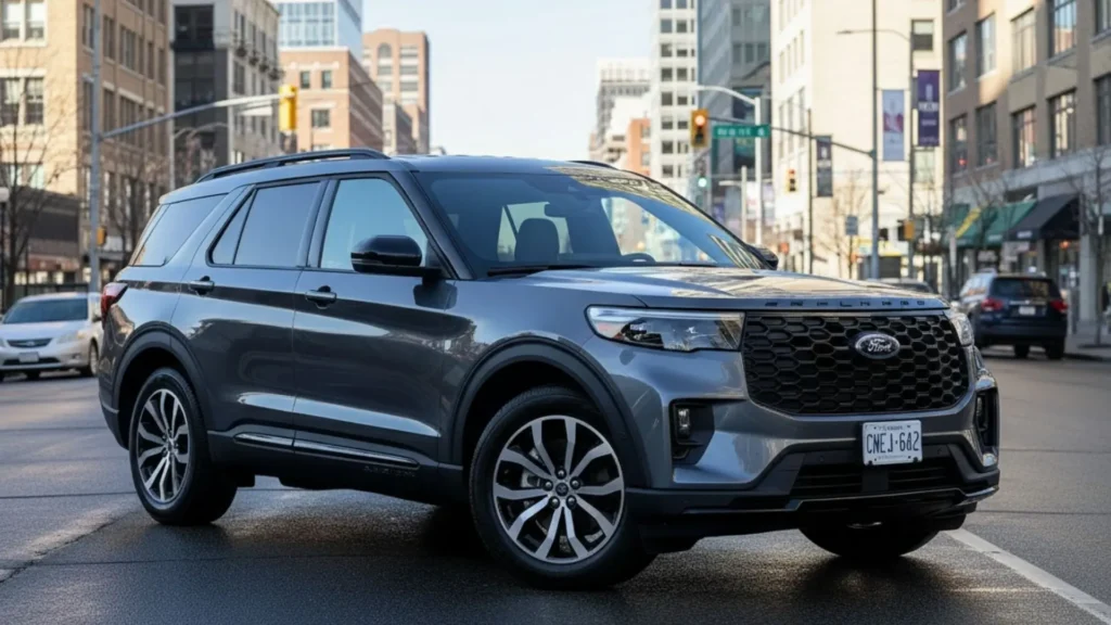 2025 Ford Explorer front view bold styling