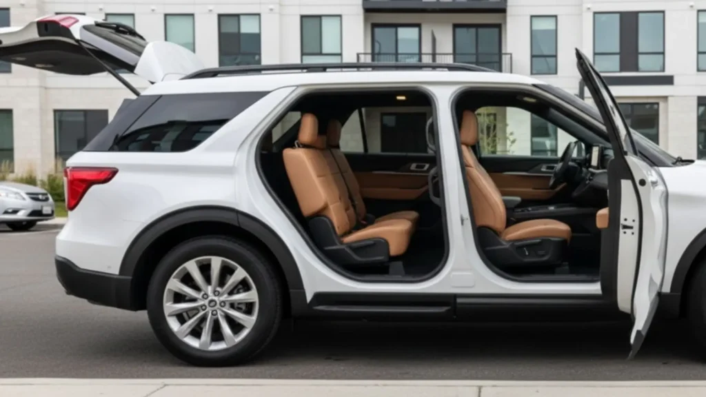 2025 Ford Explorer interior spacious cabin