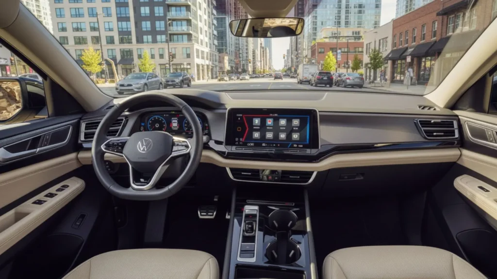 2024 Volkswagen Atlas dashboard digital infotainment