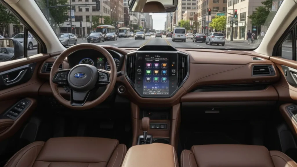 2024 Subaru Ascent dashboard infotainment display