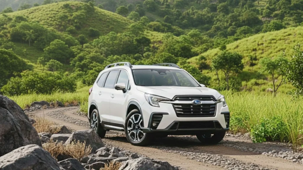 2024 Subaru Ascent front view rugged styling