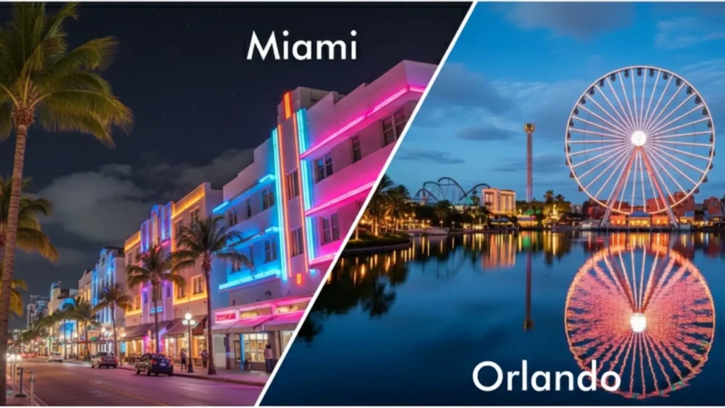 Orlando to Miami distance