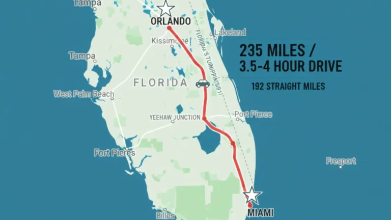 How Far Is Orlando FL from Miami