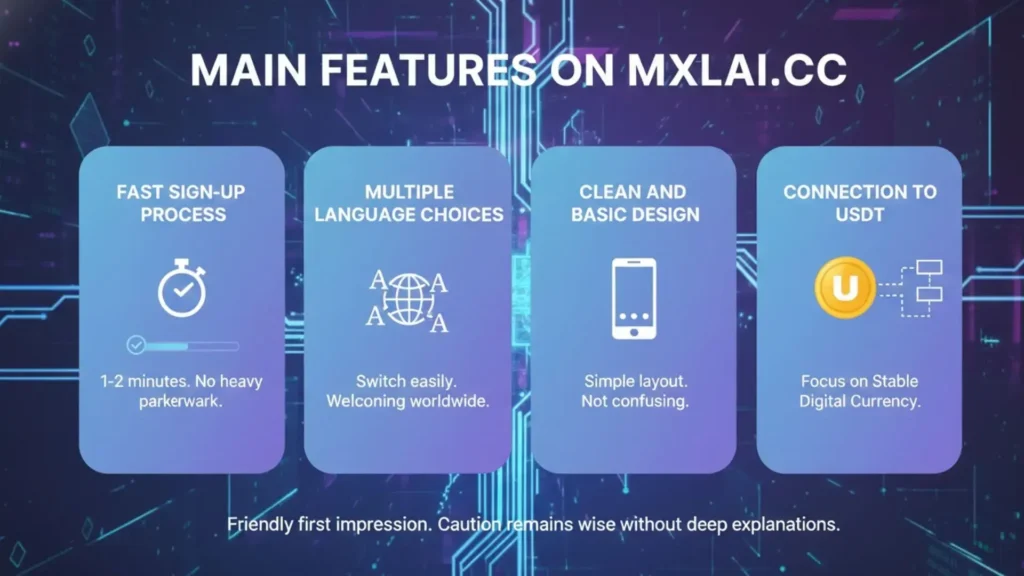 Mxlai.cc online platform main feature