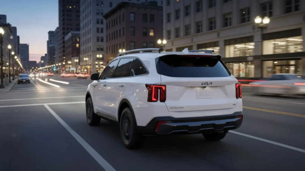 2024 Kia Sorento rear exterior and taillights