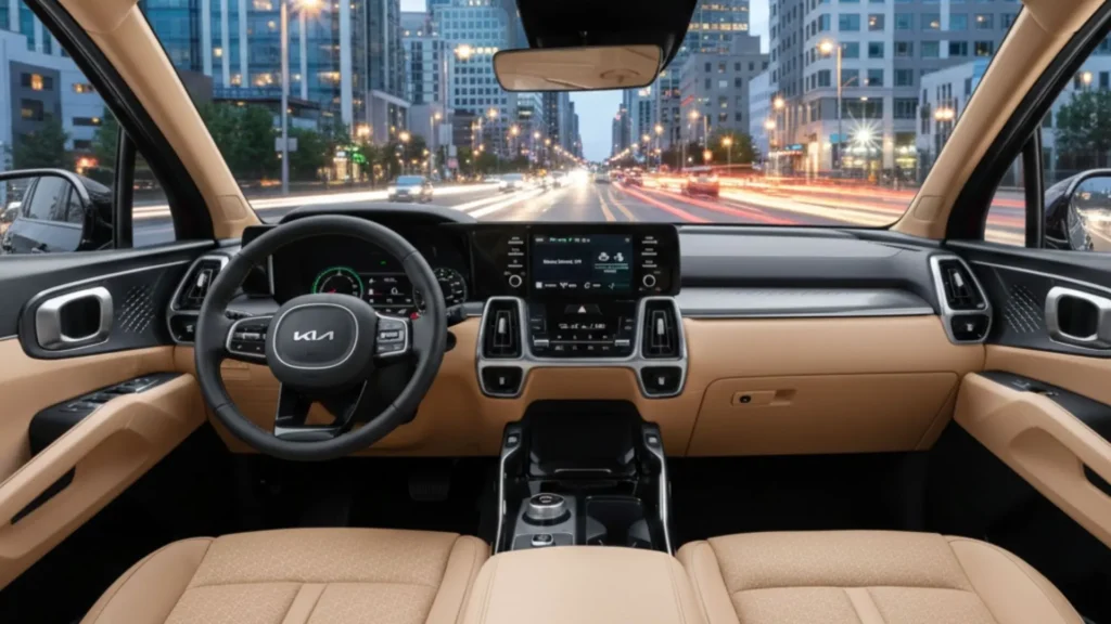 2024 Kia Sorento interior dashboard digital infotainment