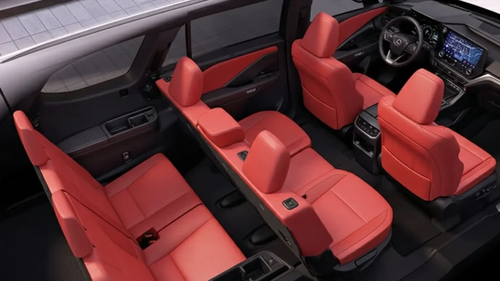 2025 Lexus TX interior seats  luxury family cabin